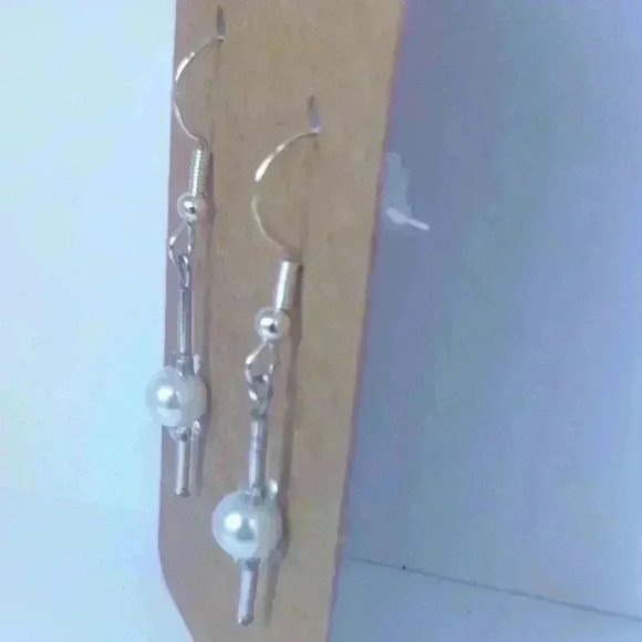 925 handmade beaded earrings - Picture 2 of 3